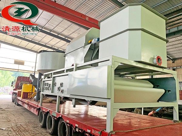 今日發(fā)貨青?？蛻?hù)轉(zhuǎn)鼓濃縮脫水一體機(jī)砂水分離器